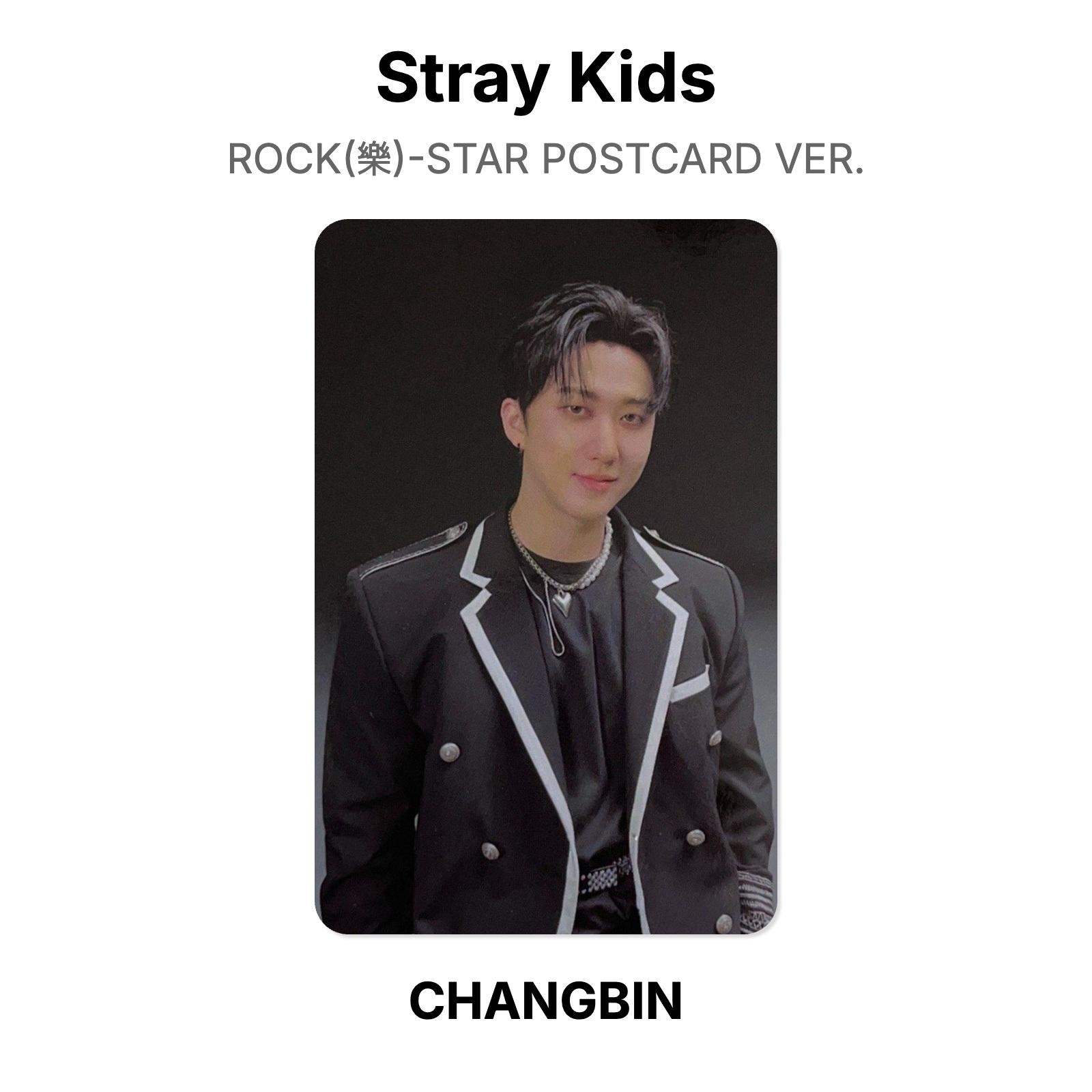 Stray Kids ROCK()-STAR POSTCARD VER. Official Photocard CHANGBIN