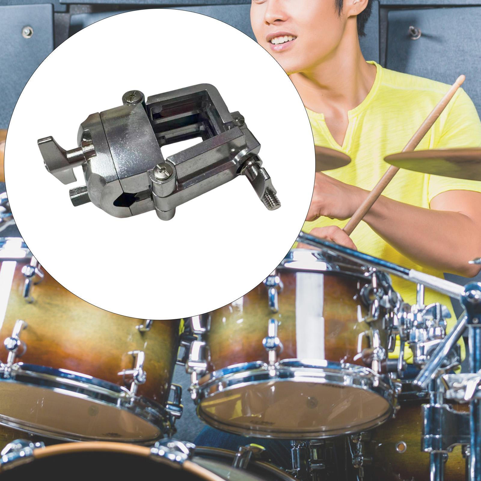

Drum Frame Clamp Expansion Clip Anti Slip Easy Installation Zinc Alloy Instrument Professional