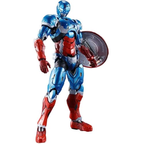 TAMASHII NATIONS S.H.Figuarts Captain America (Tech-On Avengers) Approximately 155mm PVC & ABS & Die-cast Painted Movable Figure