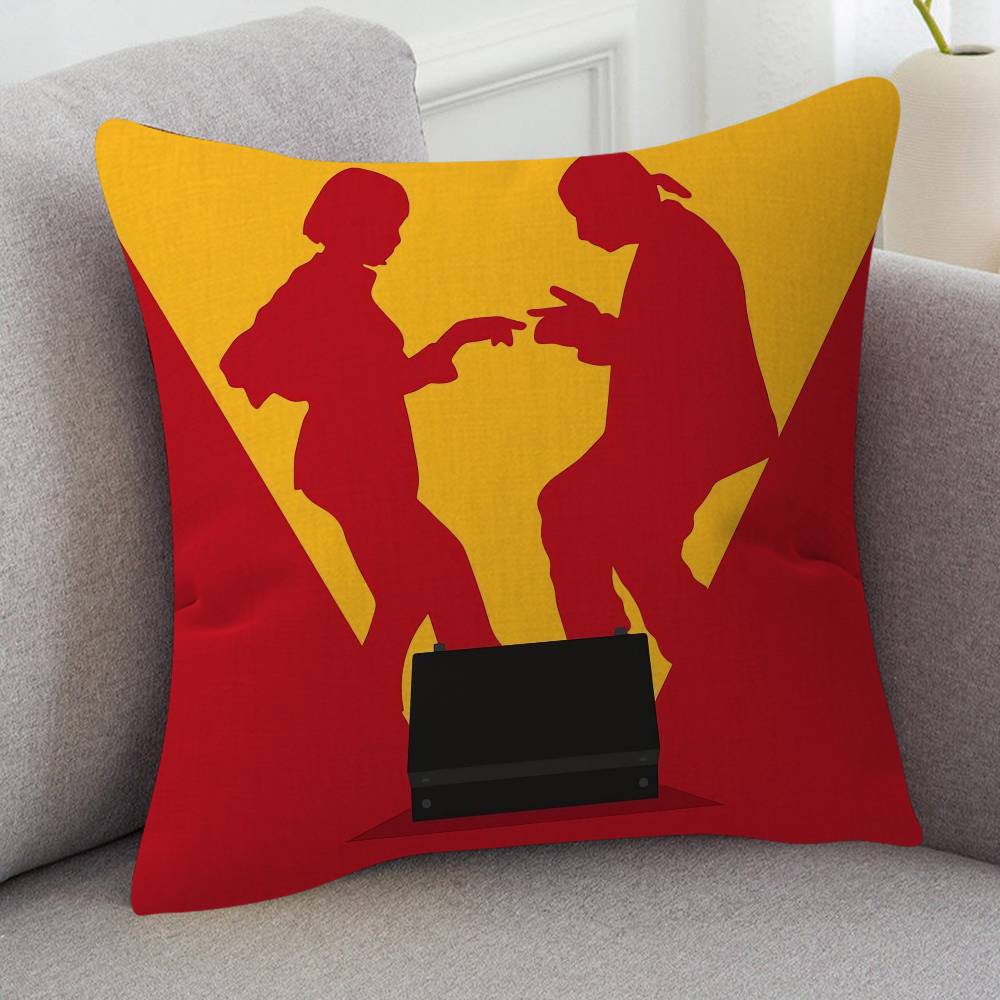 Movie Pulp Fiction Pillow Case Soft Double Sided Print Sofa Cushion Cover Throw Pillow Covers