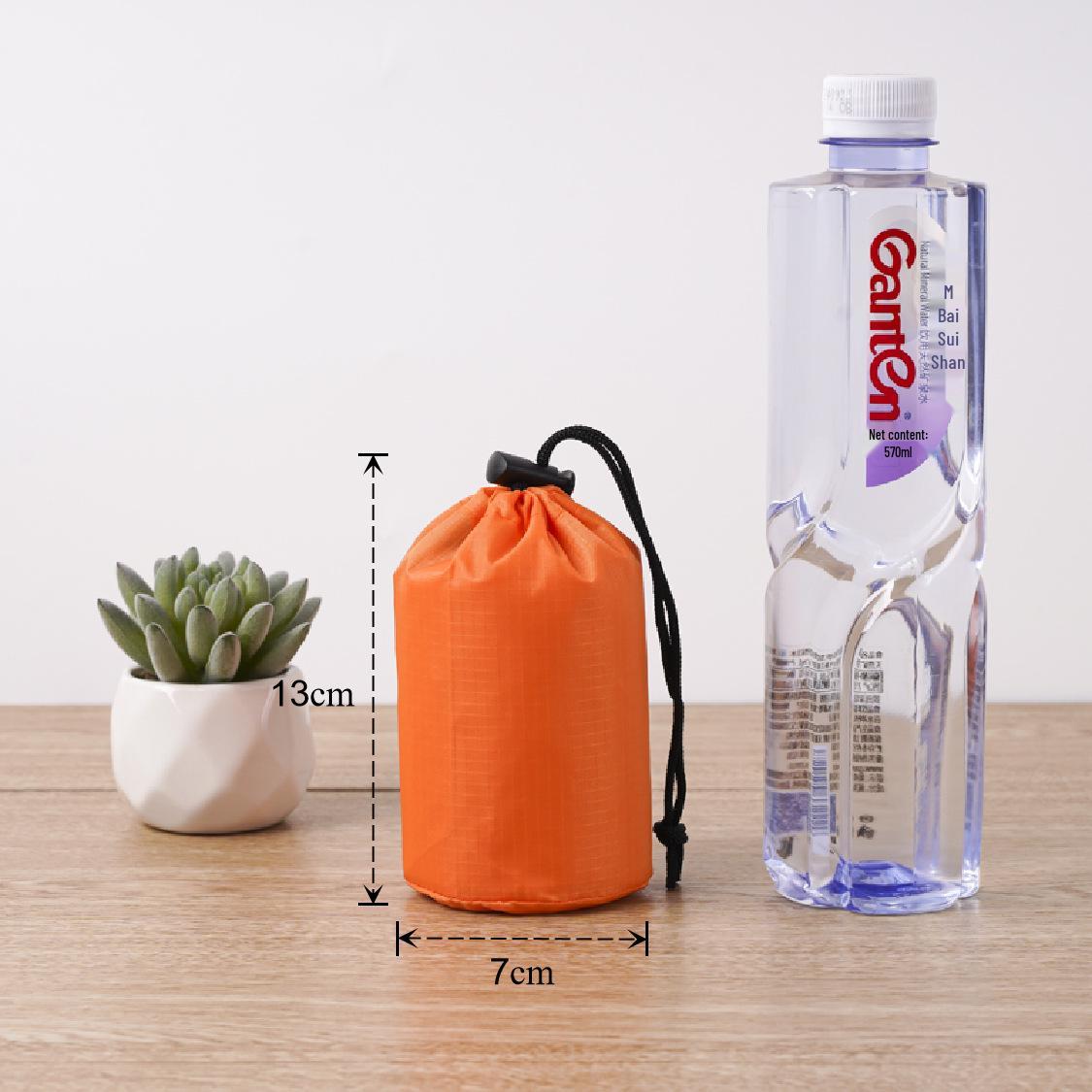 Three-Compartment Waterproof Polyester Outdoor First Aid Sleeping Bag with Portable Nylon Drawstring Storage Bag