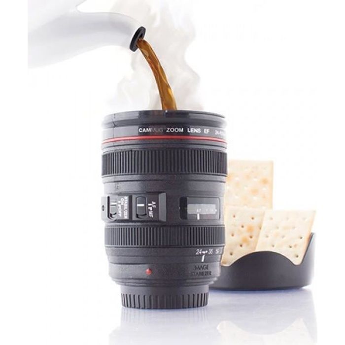 

Кружка - Об єктив фотоапарата - Чорний - Пластик - Циліндричний - Для дорослих