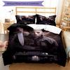 3pcs Michael Myers pattern bedding set duvet cover set includes duvet cover &pillowcases, perfect all season bedroom decoration & gift