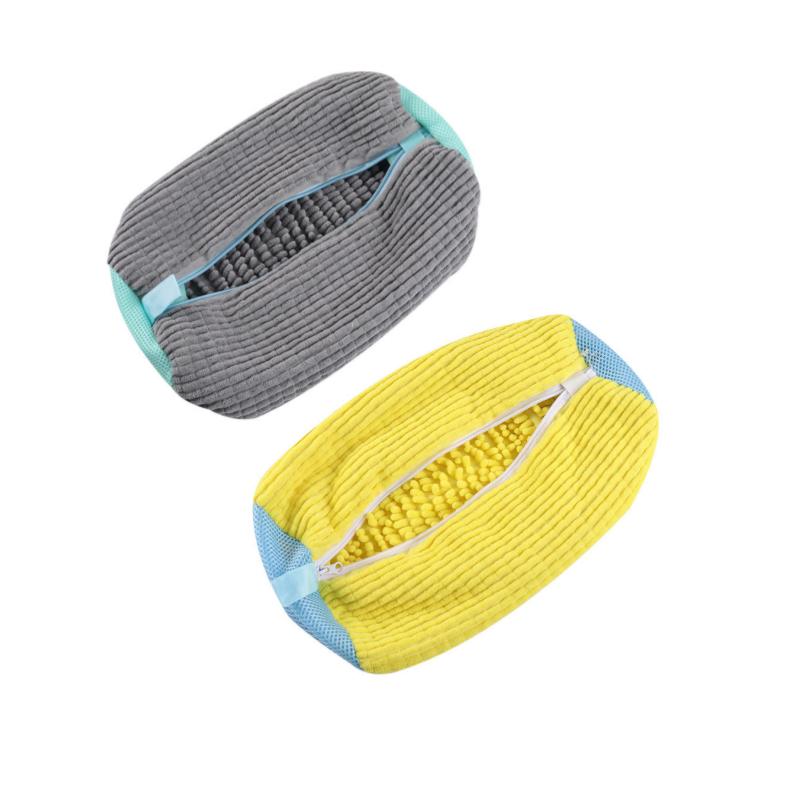 Laundry Bags Shoe Washing Machine Bag-with Zipper Laundry Bag with Rich Fluff Inside, Perfect for Sneakers and Casual Shoes