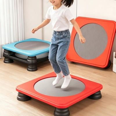 Praktyczna Platforma do Skakania Bezpieczna Konstrukcja Mata Sprężysta Trampolina Fitness dla Dzieci do Użytku Domowego
