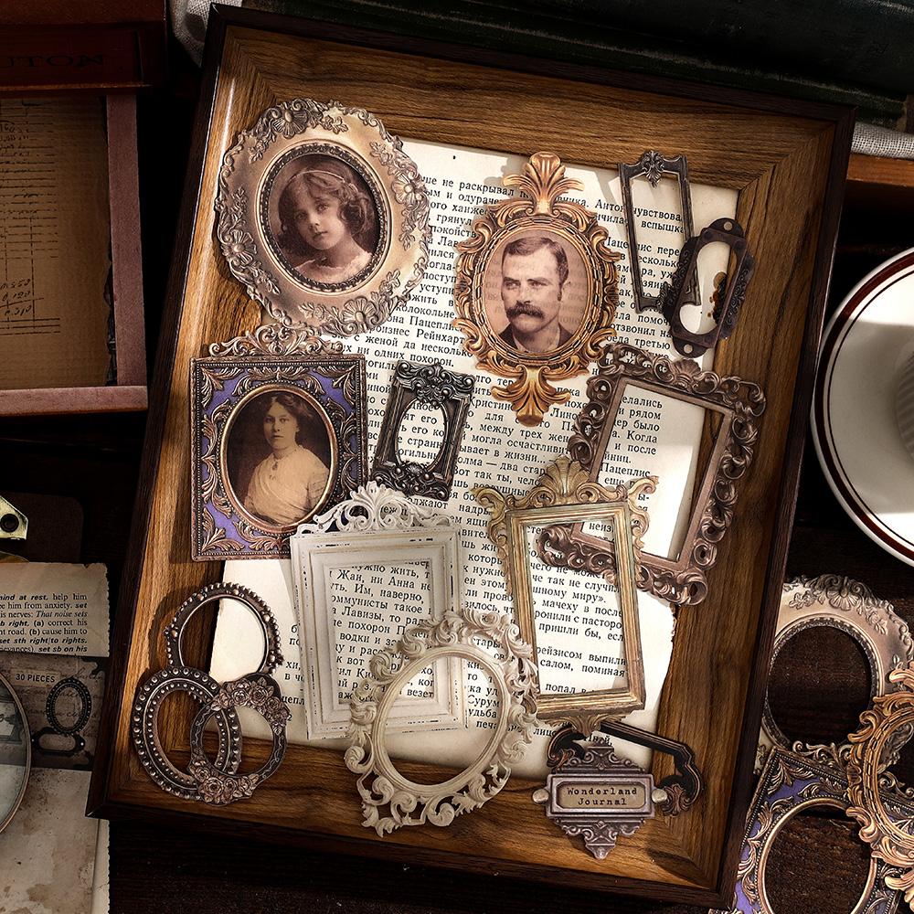 30 pz/confezione Adesivi Orologio Meccanico Vintage Decorativi Fai da Te Materiali Scrapbooking Arte Collage Cancelleria Adesivi Estetici