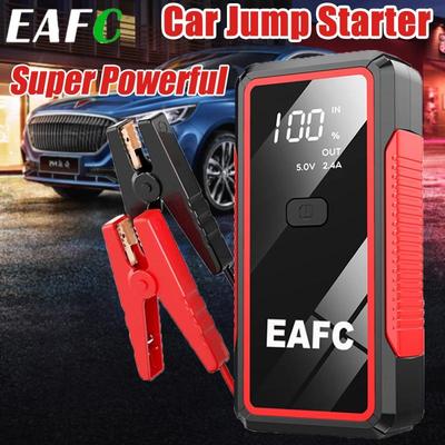 10000mah 12V Portable Charger Emergency Car Jump Starter Booster for Car Battery, Car Jump Box Device Power Bank for 6.0L Gas/4.0L Diesel Car