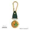 Fieldwork Moomin Analog Pocket Watch with Snufkin and Moomin Carabiner Women's Keychain, KC2, Green, MOM014-4