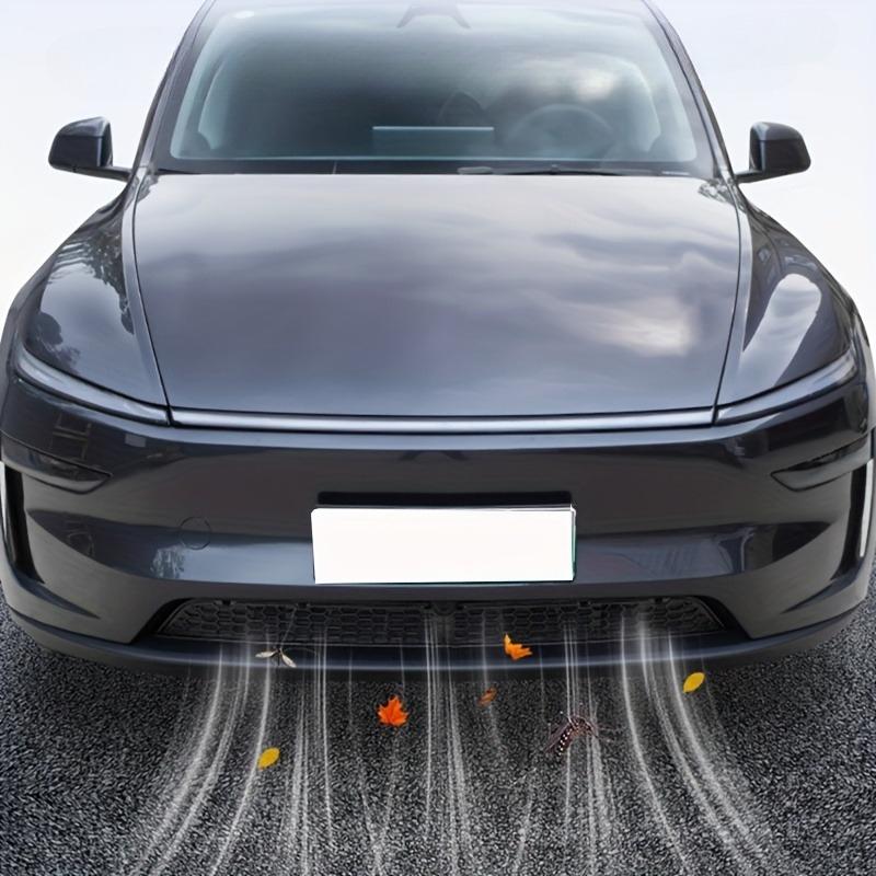 1Set for the Refreshed Model Y/3 Tesla Split Insect Screen, Water Blocking Strip, Air Inlet and Outlet Cover, Detachable Insect Screen