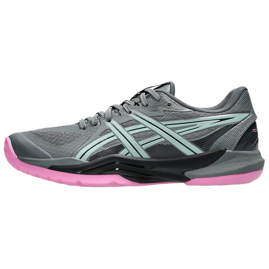 ASICS POWERBREAK FF Badminton Shoes Unisex Gray Green 40.5