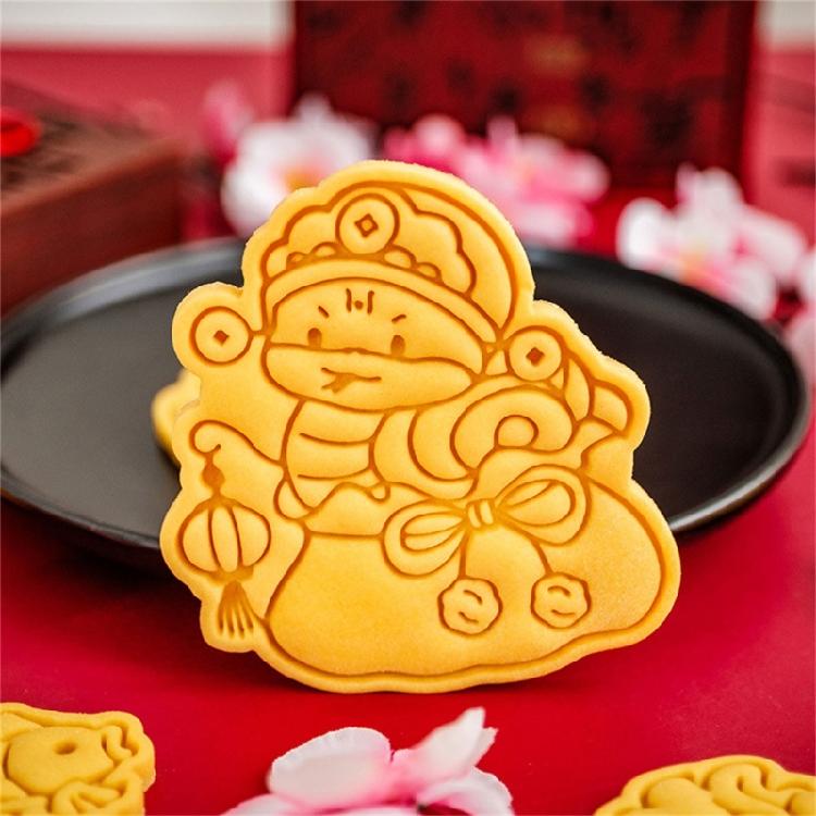Snake Themed Cookie Stamp Multipurpose Biscuit Mold Unique Dessert Presentation Mould Kitchen Baking Accessories