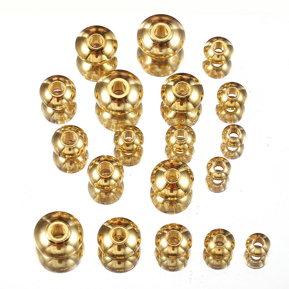 20pcs Stainless Steel Abacus Beads for Necklace Bracelet Jewelry Making DIY Gold Color Stopper Spacer Loose Beads Wholesale