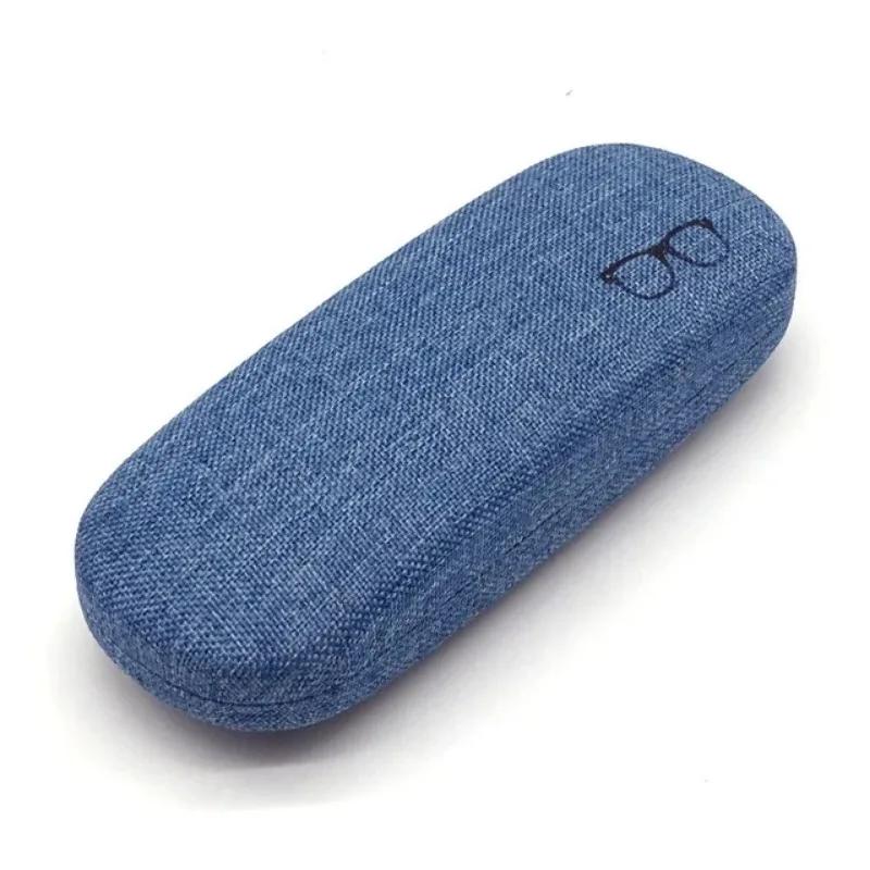 

Модный футляр для очков, твердый чехол из льняной ткани, чехлы для очков, защитный чехол для мужчин и женщин, солнцезащитные очки, коробка для очков