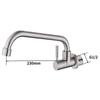 Stainless Steel Single Lever Suitable for Type bath&bath Wall-Mounted Faucet, Kitchen, Bathroom, Handwashing, etc. Corrosion-Resistant. (b272 B)