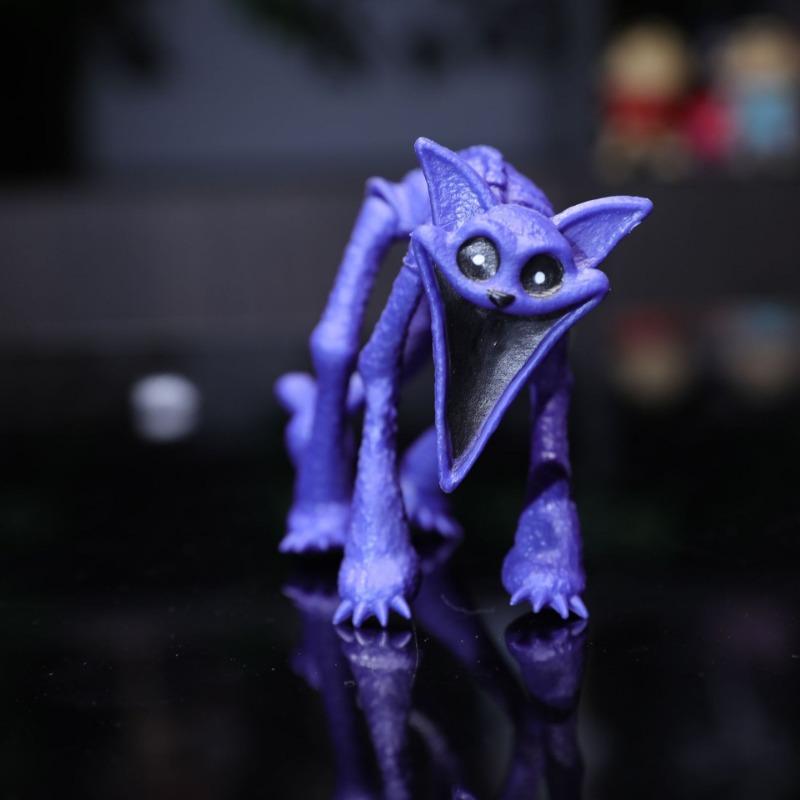 Smiling Critter CatNap Figures Poppy Time Purple Cat Sculpture Anime Figurines Statues Livingroom Decoration Desk Accessories