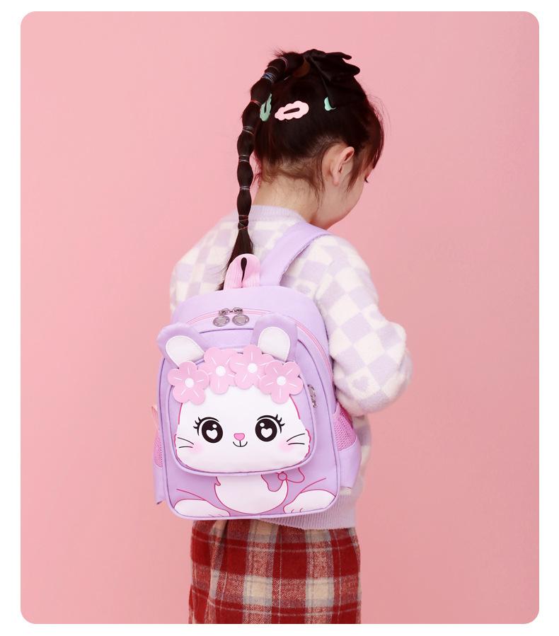 Cute Rabbit Shaped Children's Backpacks High Quality Oxford Cloth Kids School Bag Kindergarten Student Schoolbags
