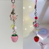 Stylish Keyring Pendant Sweet Phone Charm Perfect for Shopping and Dating