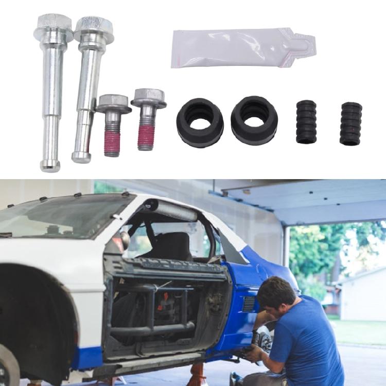 Comprehensive Sturdy Vehicle Front Brake Caliper Guide Pins Kit Suitable for DIY Enthusiasts High Durability Replacement