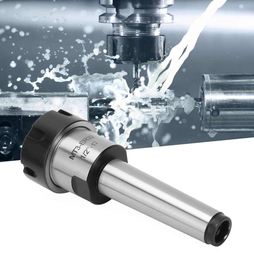 1Pcs High Accuracy MT3 ER32 Milling Cutter Shank Tool   11Pcs ER32 Collet Chuck