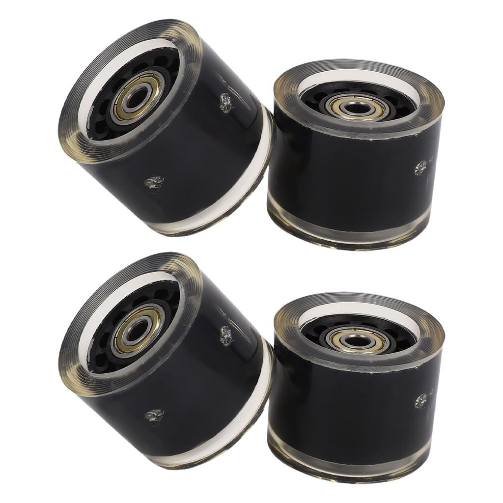 4 PCS  board Wheels and Bearings   Wheels Magnetic   Friction High   PU 55x45mm