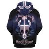 Cartoon Anime Game Pattern Men's Hoodie Hollow Knight Clothing 3D Printing Outdoor Sports Shirt Fashion Oversized Top Kids Clothes