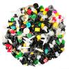 GM Mixed Buckle Assortment: Car Clips, Fender Liner Panel Retainers, Plastic Fasteners.