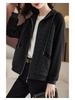 Women's Spring/Autumn Hooded Jacket 2025: Trendy, Versatile, Loose-Fit Short Top for Middle-Aged Women