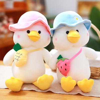 Schul-Enten-Rucksack Enten-Plüschpuppe Puppe Kinder Große Weiße Gans Mädchen Rosa Schul-Ente