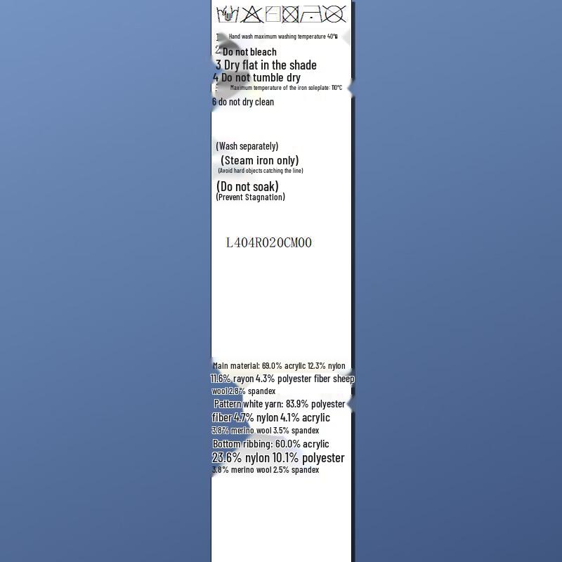 Sancai Dámský pletený pulovr s žakárovým vzorem květin na zimu 2025