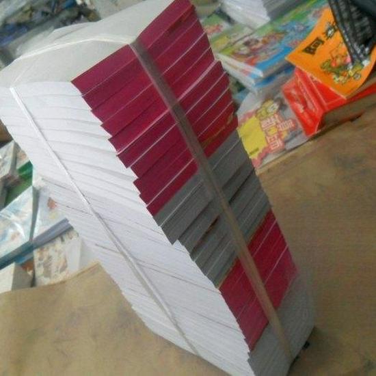 110-Sheet Thick Blank Memo Paper Notebook - Super Value White Draft Pad