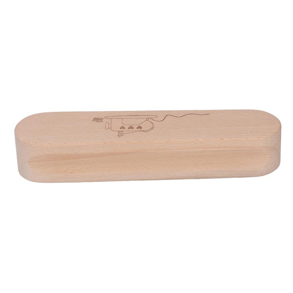 Hardwood Wooden Tailors Clapper Ironing Protection Mesh Point Pressing Tool For Embroidery
