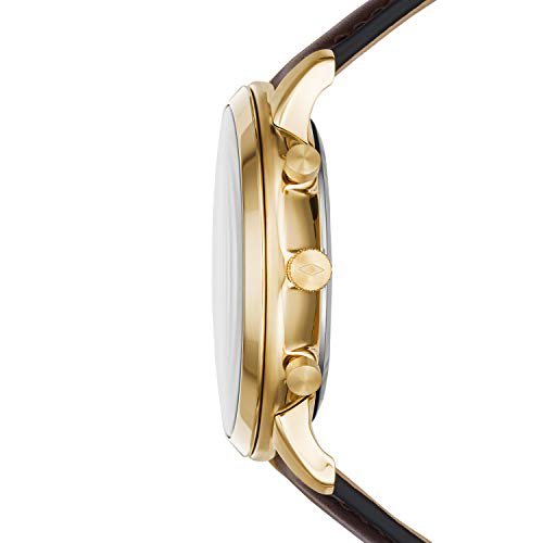 Fossil NEUTRA CHRONO FS5763 Men's Watch, Brown, Officially Imported