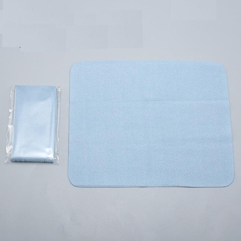 20pcs 15X18cm Individually Packaging LChamois Glasses Cleaner Lens  Cleaning Cloth Microfiber Sunglasses Eyeglasses Wipes