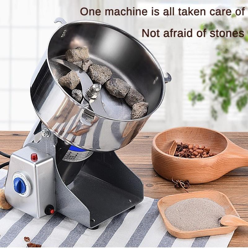 550W Large Capacity Crusher Multifunctional Stainless Steel Powder Mixer Electric Grinding Machine for Traditional Chinese Medicine Grains