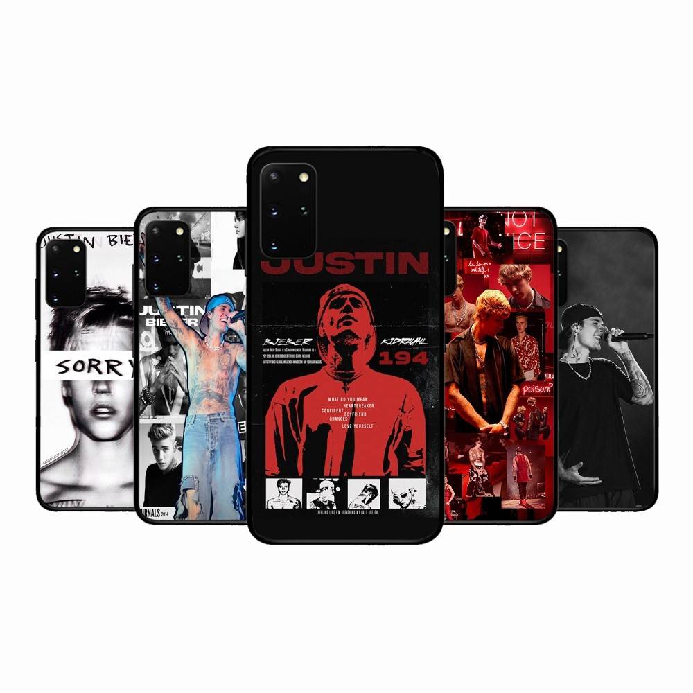 Singer Justin B-Bieber Phone Case For Samsung S 24 Fe 25 Ultra Plus 20 Lite 21 30 22 23 24 22 Ultra 5G Fundas