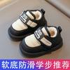 Winter velvet snow boots boy baby non-slip nine months-4 years old girl infant soft bottom cartoon simple classmate