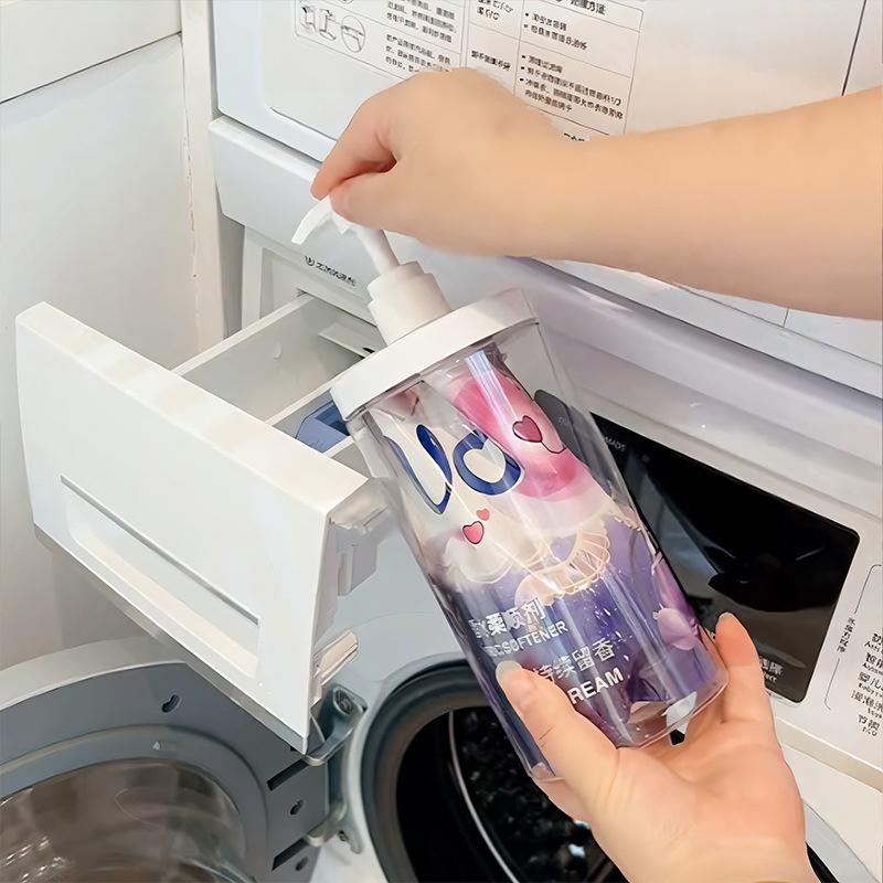 500/1000Ml Airtight Laundry Detergent Powder Storage Box Container Grain Storage Jar Bleach Storage Container Foam Dispenser