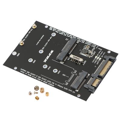 M.2 Ngff Msata Ssd To Sata 3.0 Adaptörü 2'si 1 Arada Dönüştürücü Kart Pc Dizüstü Bilgisayar İçin