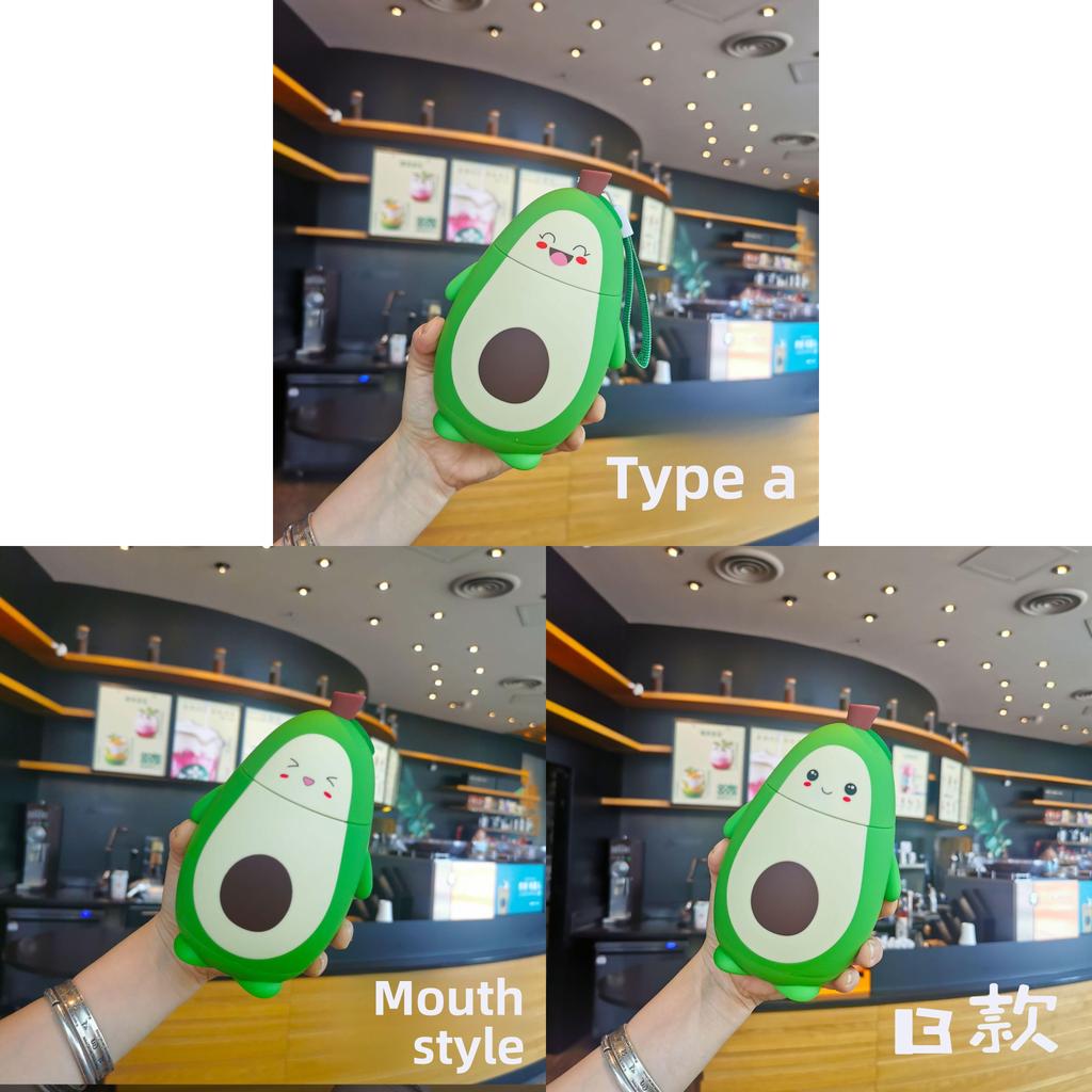 Cartoon Style Kids Insulated Stainless Steel Water Bottle With Carry Rope For Travel And Home