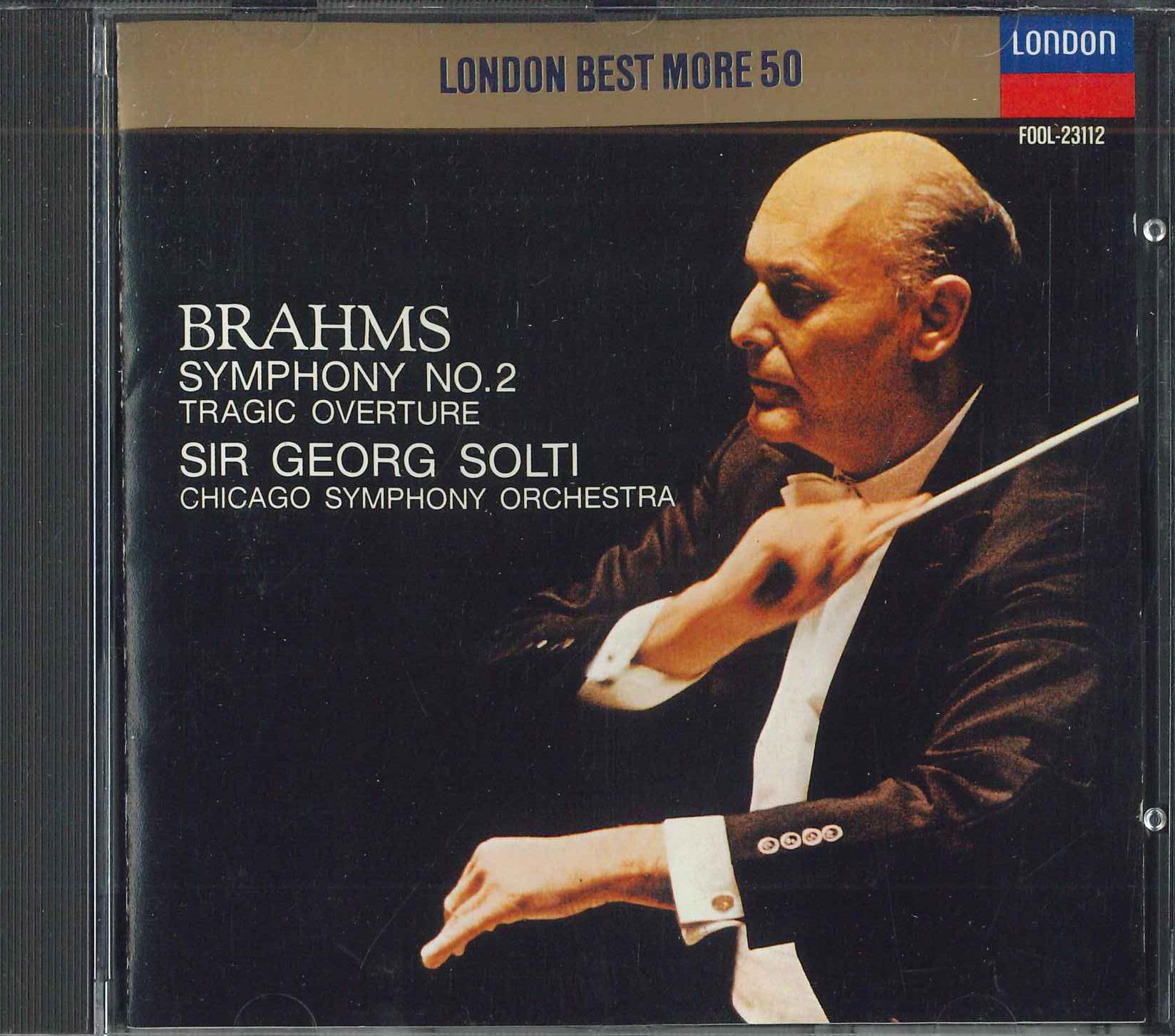 

CD SOLTI - Brahms Symphonie No.2 F00L23112 LONDON 1990 Japan Classical Used