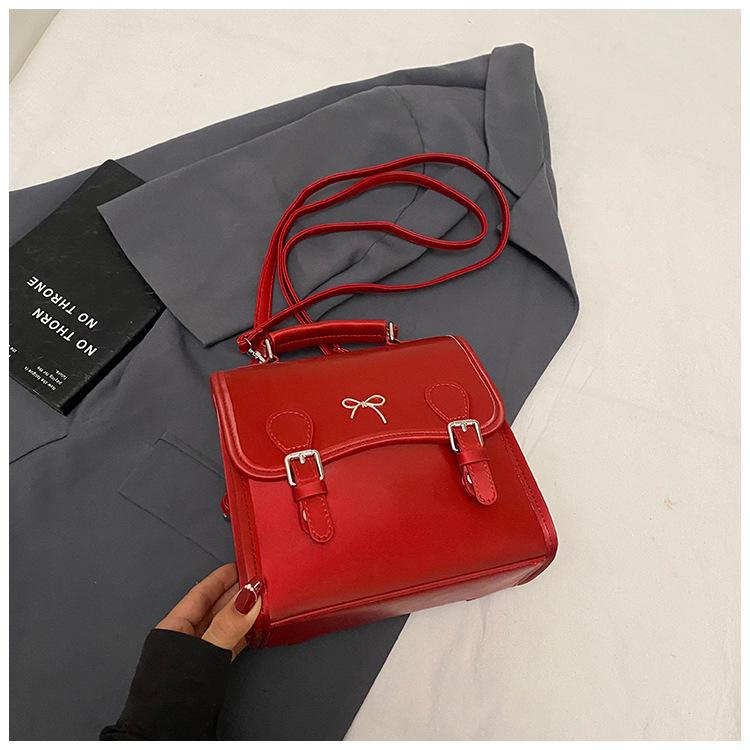 Korean Portable Personalized Bag Women's 2025 New Trendy Fashion Backpack College Style Multi-functional Shoulder Backpack