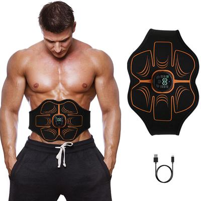Bauchmuskeltrainer Gürtel EMS Muskelstimulator Vibration Elektrische Straffungsgürtel Taille Bauch Gewichtsverlust Home Gym Fitnessgerät 1 Stück