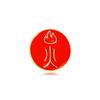 Five Elements Text Brooch Chinese Style Gold Wood Water Fire Earth Auspicious Blessing Metal Badge Clothes Backpack Hat Decoration