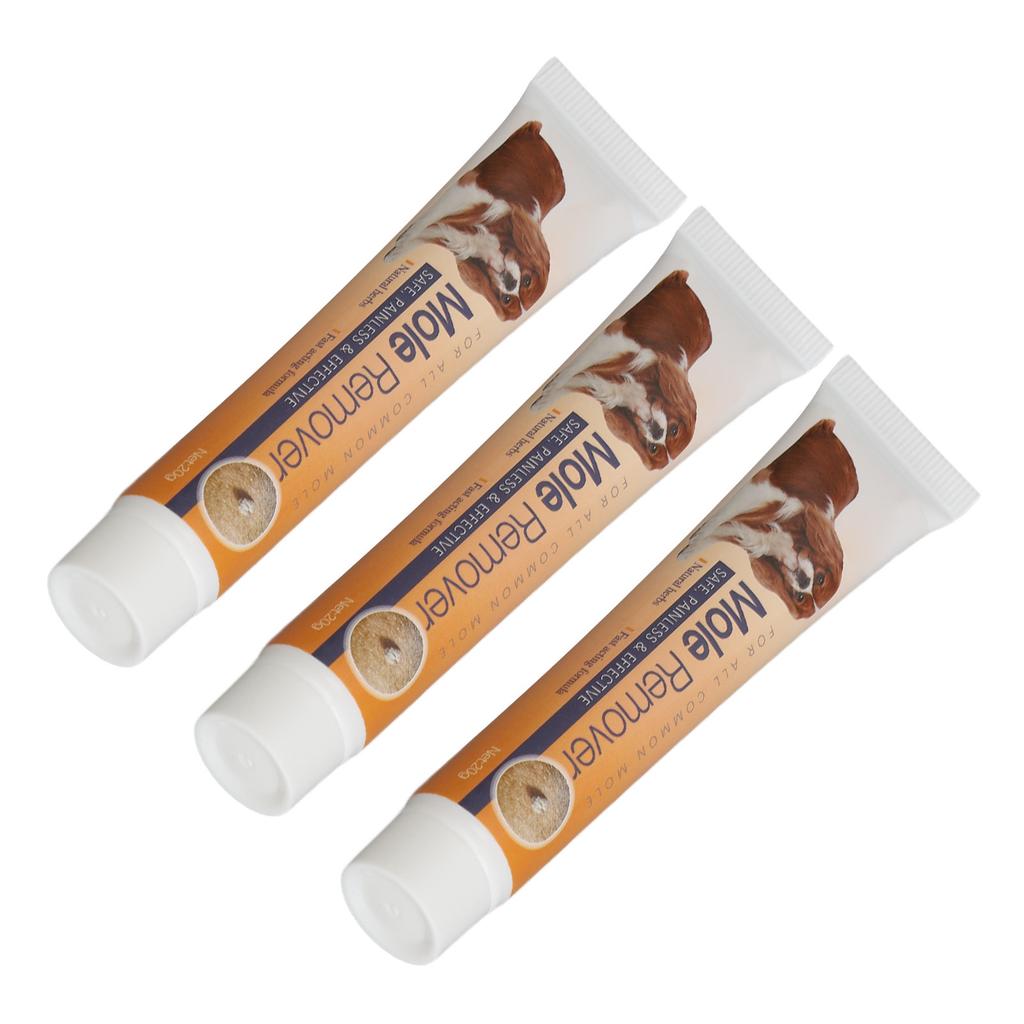 3pcs 20g Pet Tag Remover Cream Fade Nevus Easy Absorption Skin Tags Removal Cream
