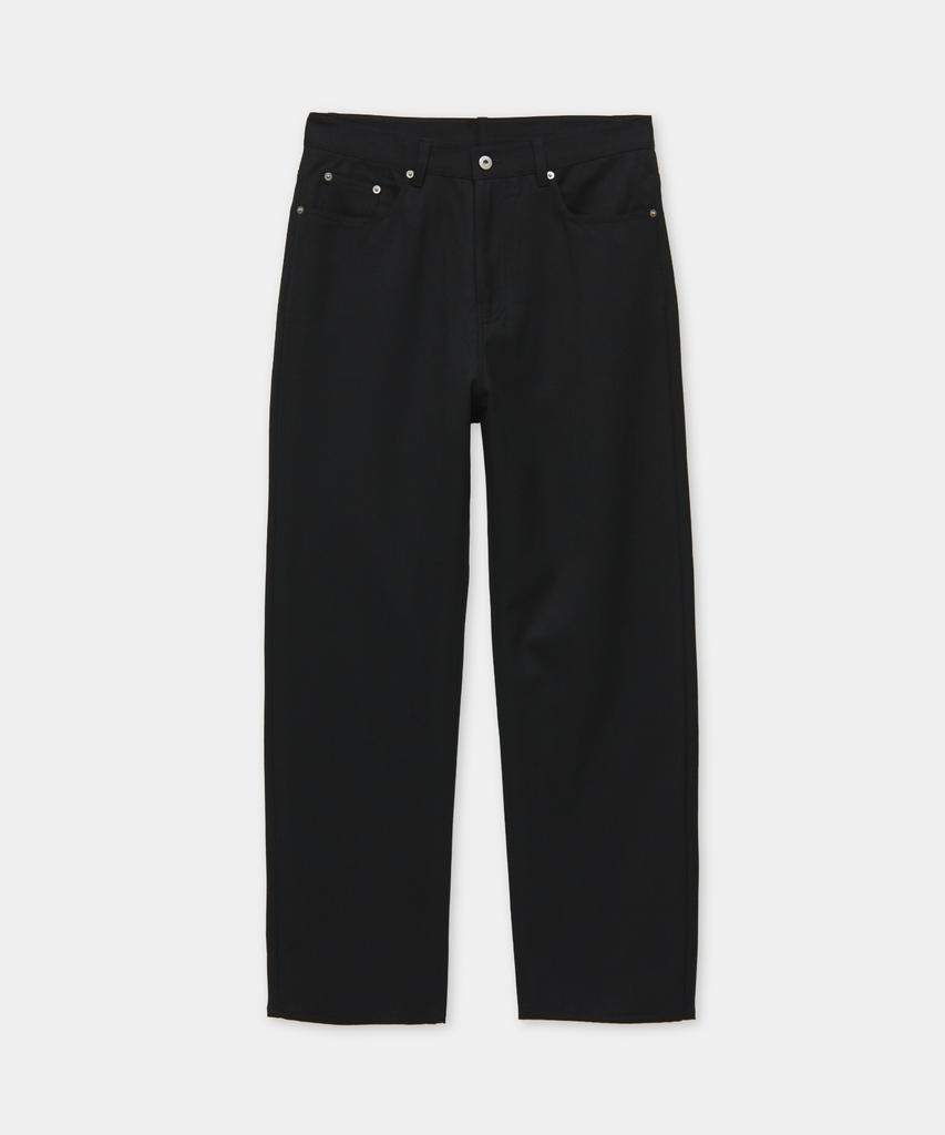 Kueo Crossover Blend Five-Pocket Trousers (Black)