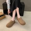 Fashion 2025 New Thick-soled Height-increasing Shoes New Retro and Laid-back Style Anti-slip Single Shoes Soft-soled Women Shoes