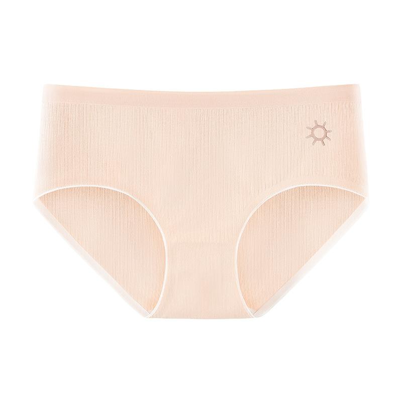 Women's seamless underwear made of pure cotton antibacterial cotton with crotch waist thin triangular Panties