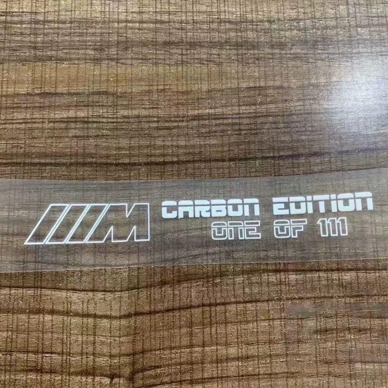 tynqc5 For BMW M3 Cap Limited Edition "111" e92 Sticker Center Control Panel Automotive Decoration Sticker