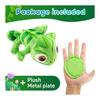 Chameleon Plush Toy Lizard Stuffed Animal Magnetic Toy Girls Kids Shoulder Wear Clothing Accessory Magnet