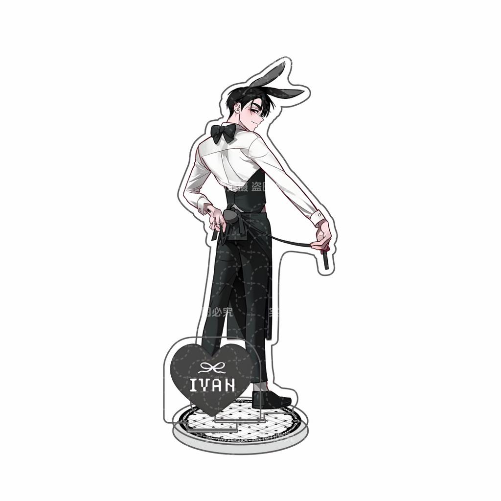 15cm/5.91in Alien Stage Acrylic Stand Anime Peripheral Till IVAN Desktop Display Ornaments Collection Birthday Gift for Girl Boy
